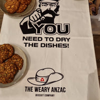 The Weary ANZAC Tea Towel: A Classic bit of Larrikinism