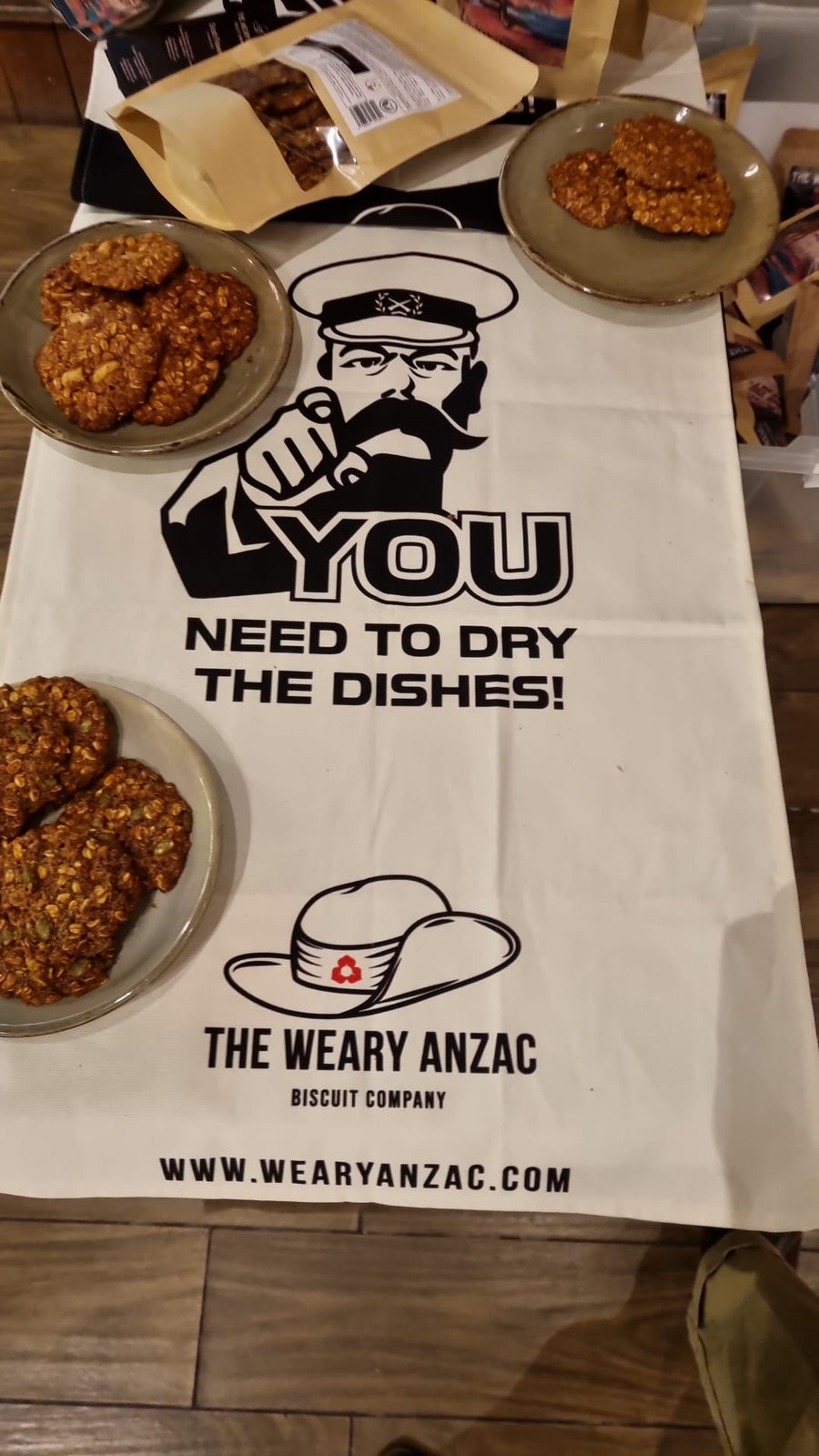 The Weary ANZAC Tea Towel: A Classic bit of Larrikinism